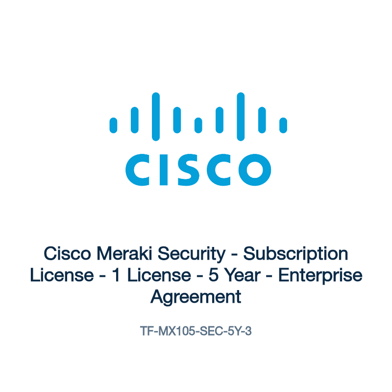 TF-MX105-SEC-5Y-3: Cisco Meraki Security