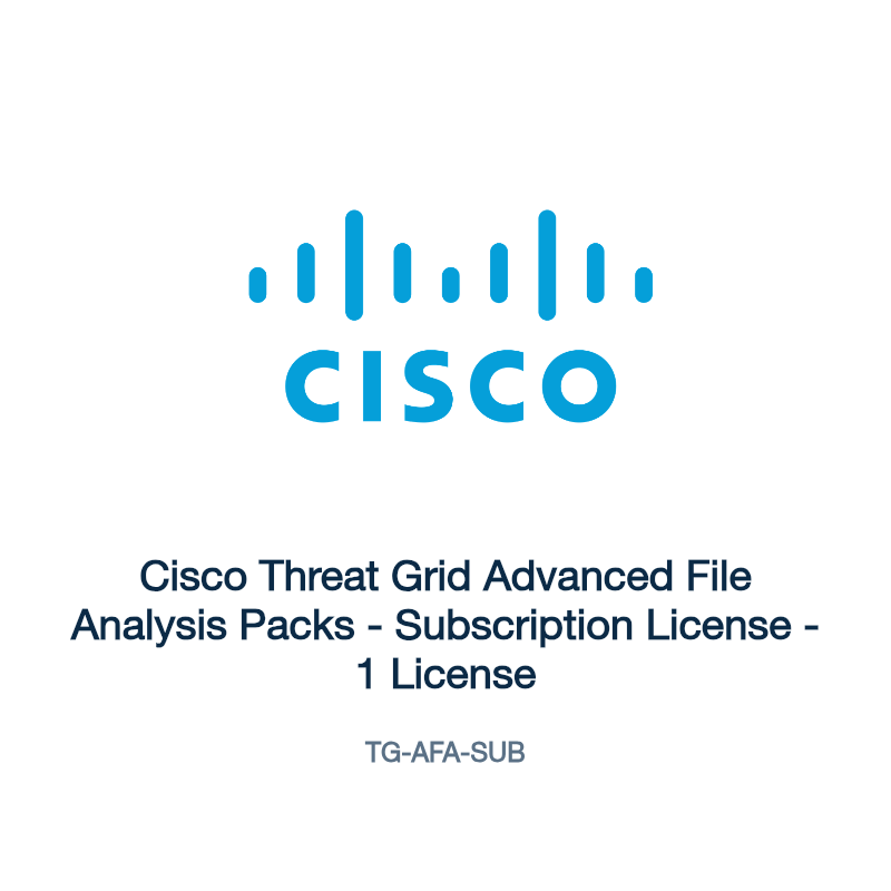 TG-AFA-SUB: Cisco Threat Grid Advanced File Analysis Packs