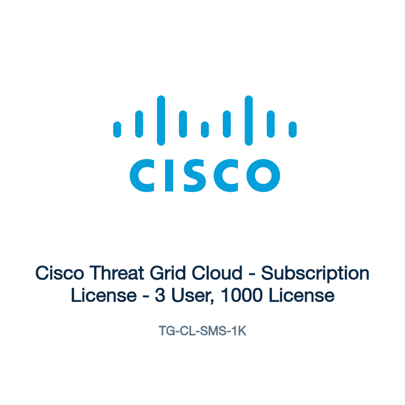TG-CL-SMS-1K: Cisco Threat Grid Cloud