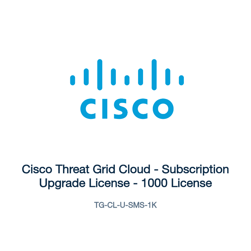 TG-CL-U-SMS-1K: Cisco Threat Grid Cloud