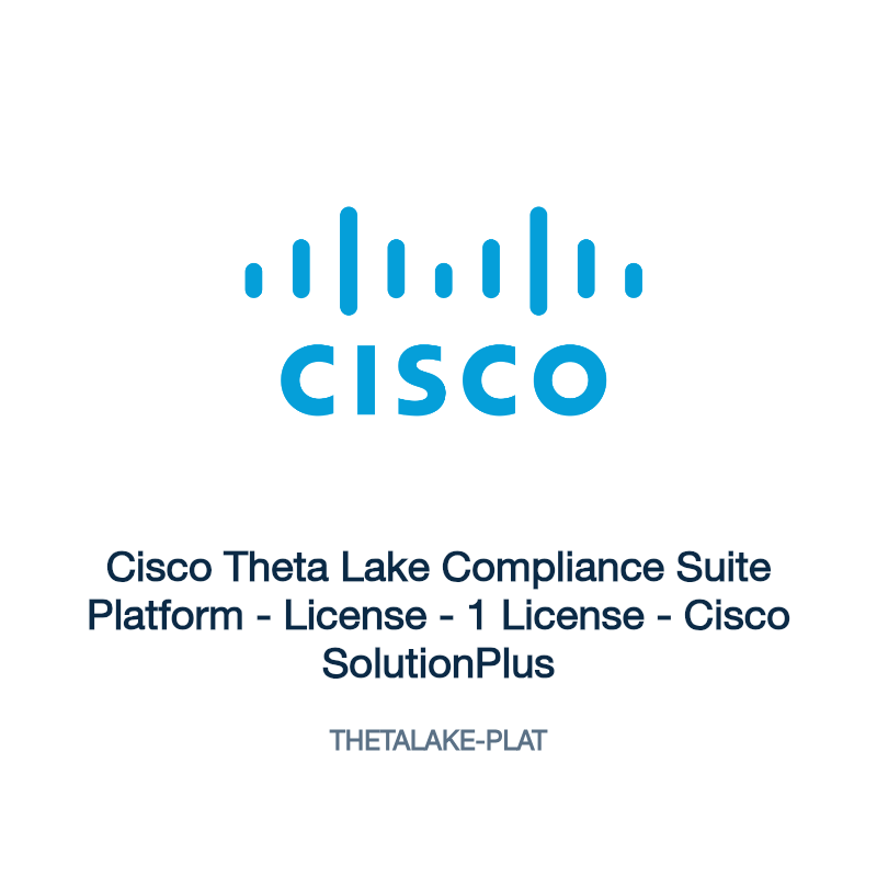 THETALAKE-PLAT: Cisco Theta Lake Compliance Suite Platform