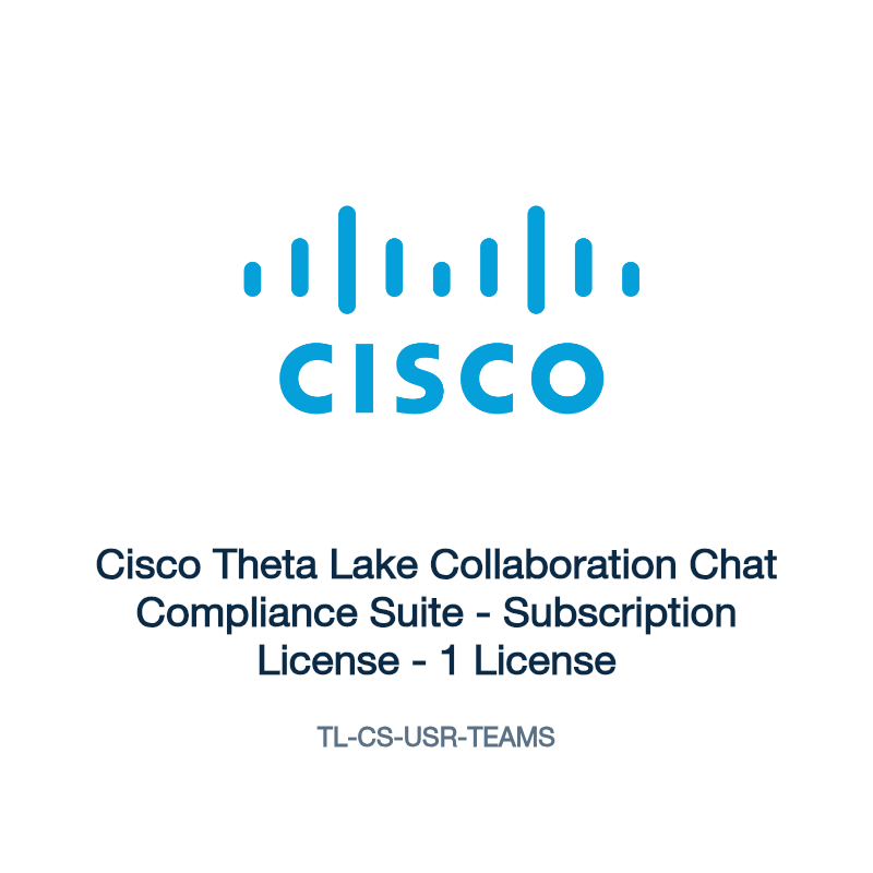 TL-CS-USR-TEAMS: Cisco Theta Lake Collaboration Chat Compliance Suite