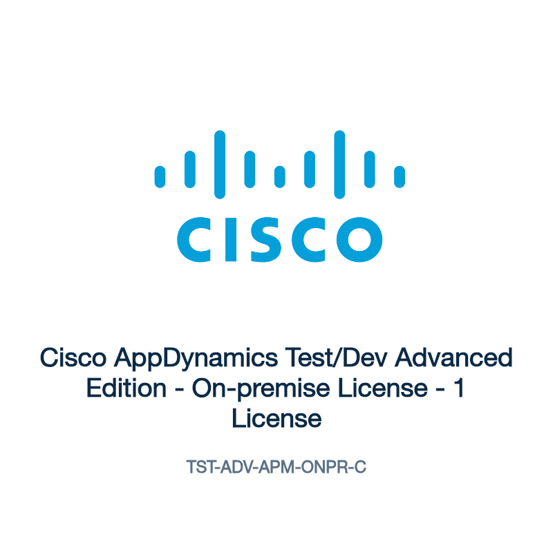 TST-ADV-APM-ONPR-C: Cisco AppDynamics Test/Dev Advanced Edition