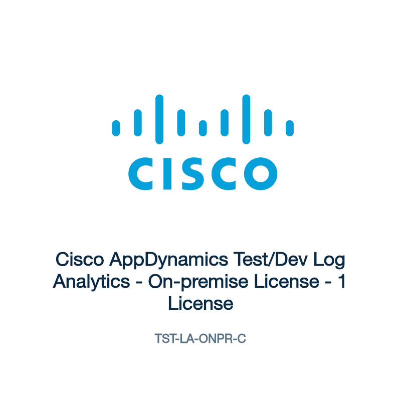 TST-LA-ONPR-C: Cisco AppDynamics Test/Dev Log Analytics