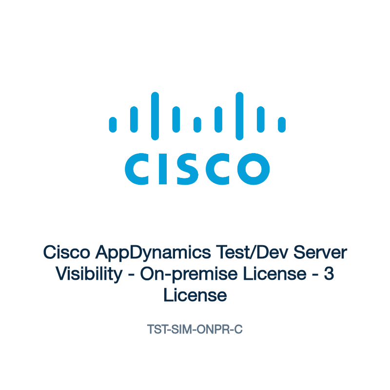 TST-SIM-ONPR-C: Cisco AppDynamics Test/Dev Server Visibility