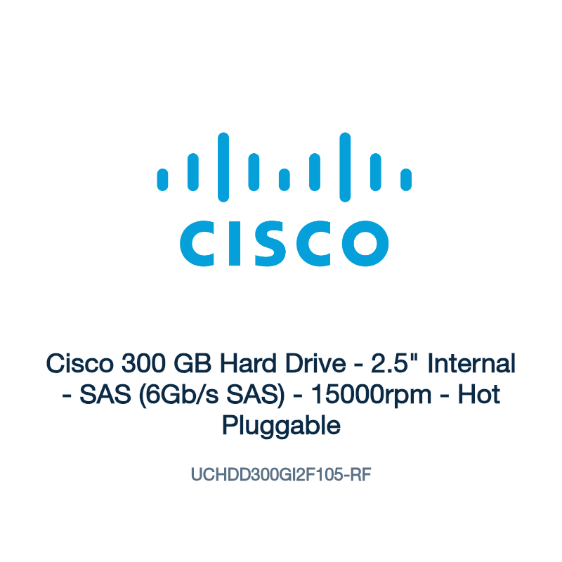 UCHDD300GI2F105-RF: Cisco 300 GB Hard Drive