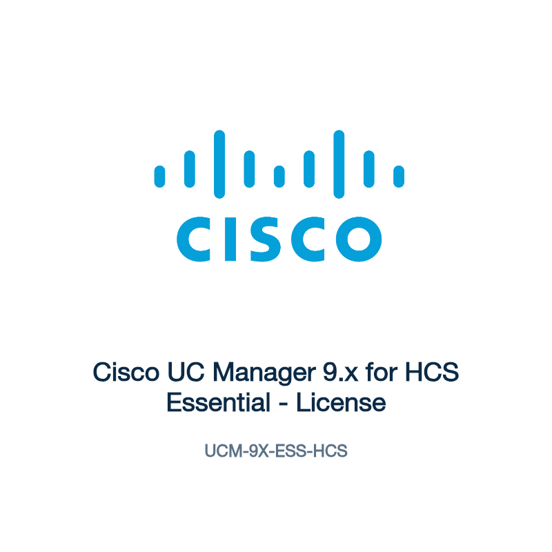 UCM-9X-ESS-HCS: Cisco UC Manager 9.x for HCS Essential