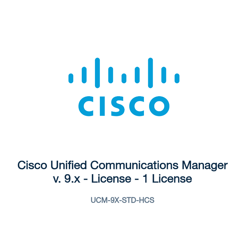 UCM-9X-STD-HCS: Cisco Unified Communications Manager v. 9.x