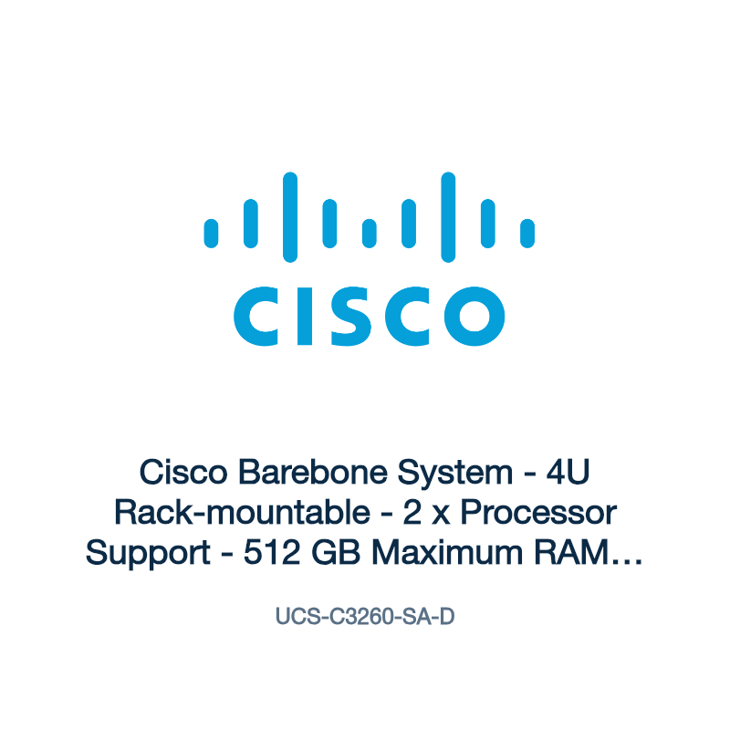 UCS-C3260-SA-D: Cisco Barebone System