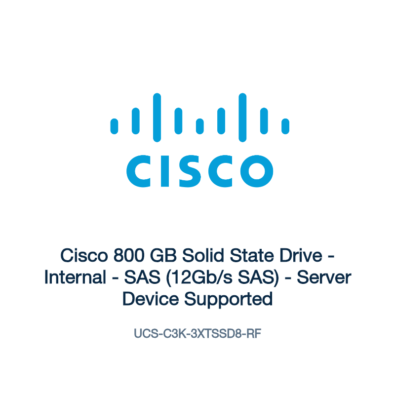 UCS-C3K-3XTSSD8-RF: Cisco 800 GB Solid State Drive
