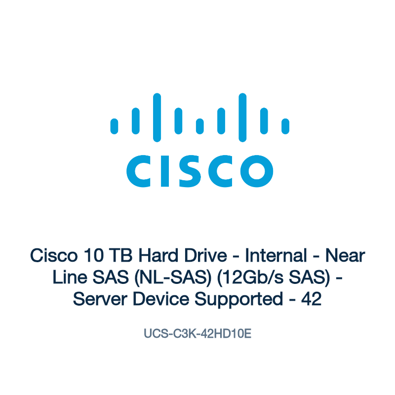 UCS-C3K-42HD10E: Cisco 10 TB Hard Drive