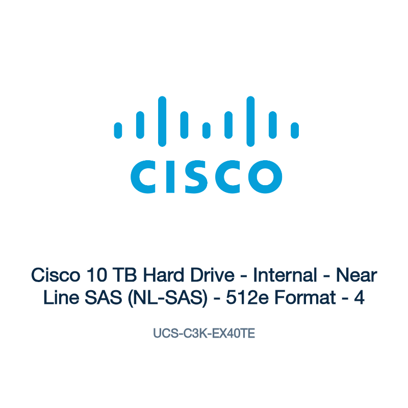 UCS-C3K-EX40TE: Cisco 10 TB Hard Drive