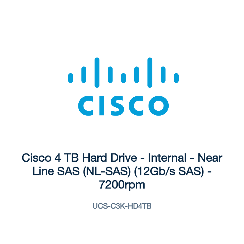 UCS-C3K-HD4TB: Cisco 4 TB Hard Drive