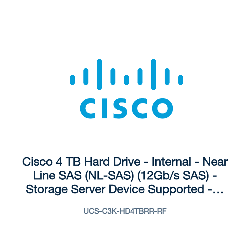 UCS-C3K-HD4TBRR-RF: Cisco 4 TB Hard Drive