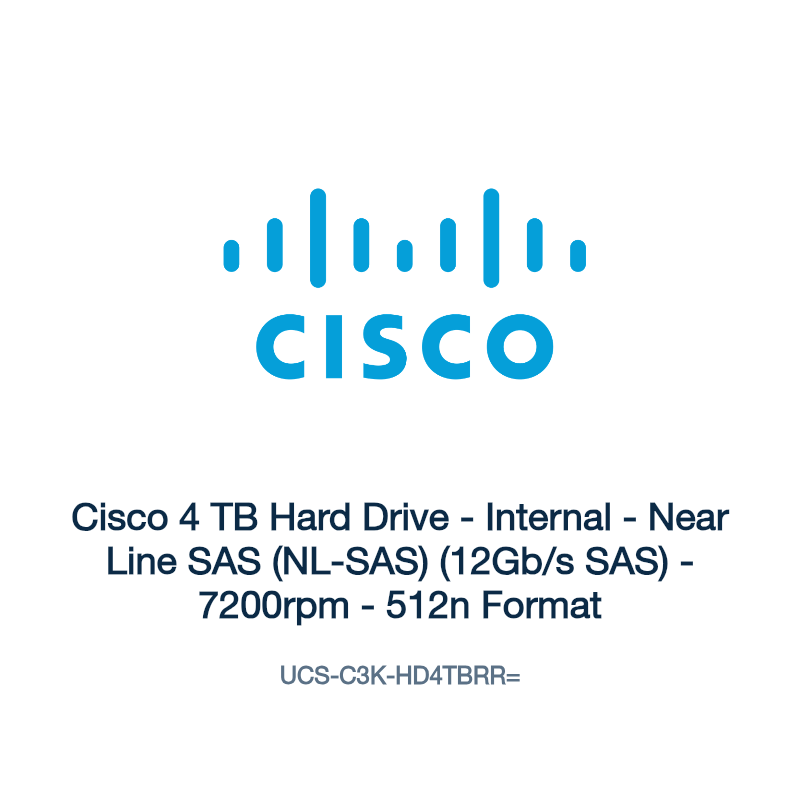 UCS-C3K-HD4TBRR=: Cisco 4 TB Hard Drive