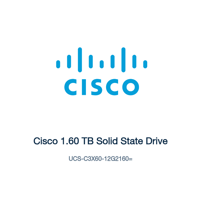 UCS-C3X60-12G2160=: Cisco 1.60 TB Solid State Drive