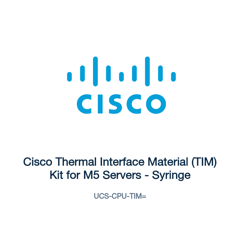 UCS-CPU-TIM=: Cisco Thermal Interface Material (TIM) Kit for M5 Servers