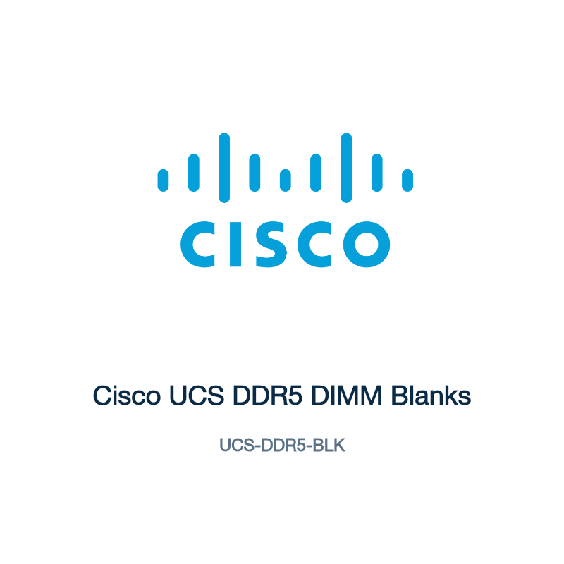 UCS-DDR5-BLK: Cisco UCS DDR5 DIMM Blanks
