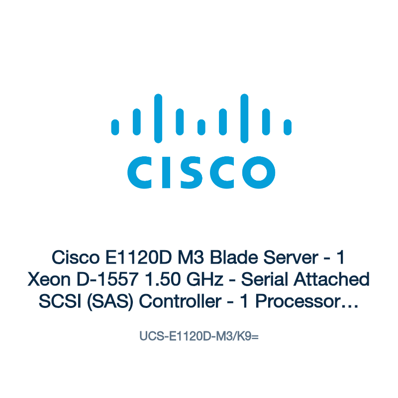 UCS-E1120D-M3/K9=: Cisco E1120D M3 Blade Server