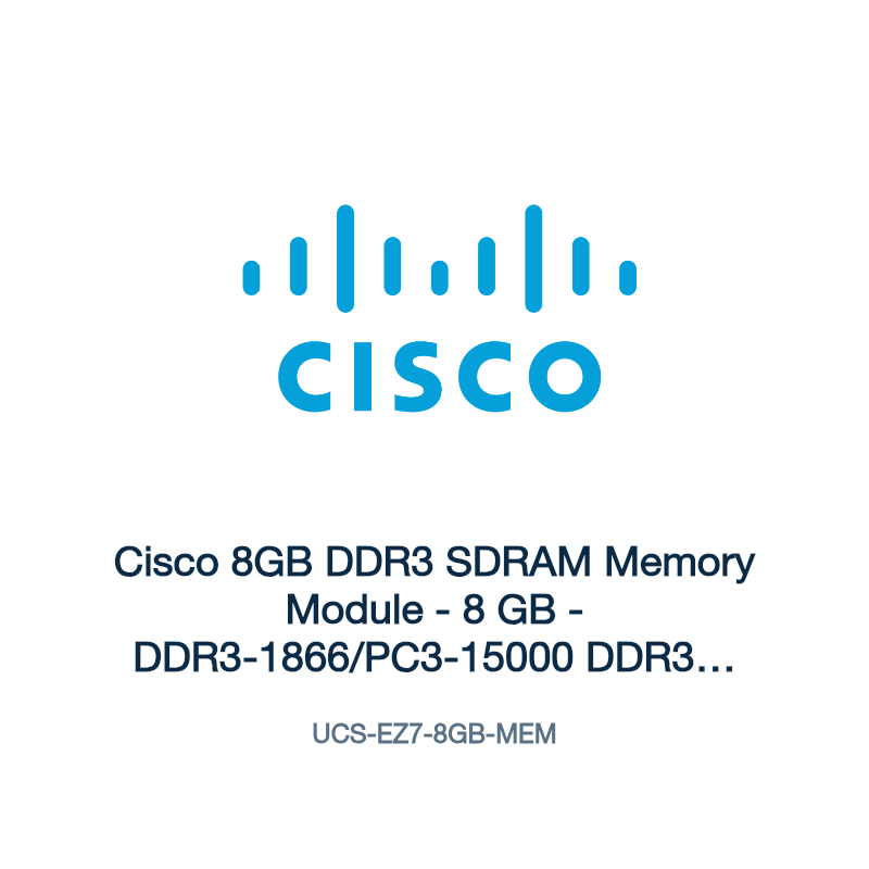 UCS-EZ7-8GB-MEM: Cisco 8GB DDR3 SDRAM Memory Module