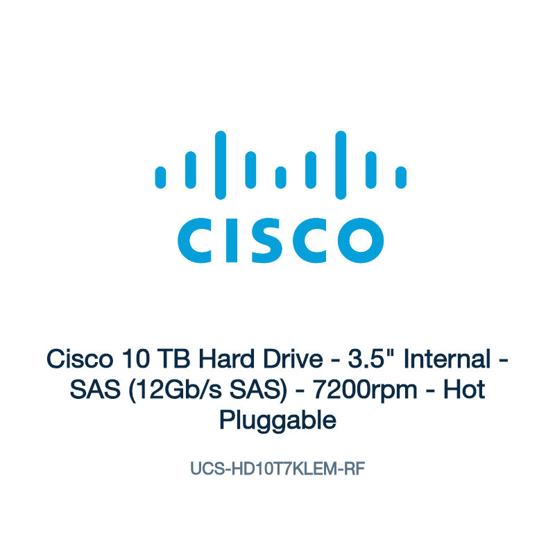 UCS-HD10T7KLEM-RF: Cisco 10 TB Hard Drive