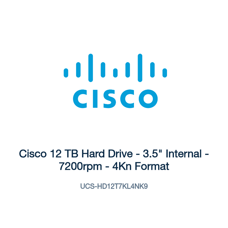 UCS-HD12T7KL4NK9: Cisco 12 TB Hard Drive