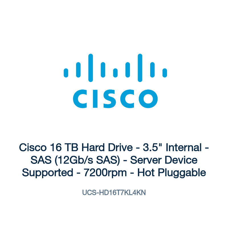 UCS-HD16T7KL4KN: Cisco 16 TB Hard Drive