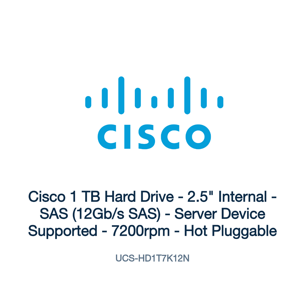 UCS-HD1T7K12N: Cisco 1 TB Hard Drive