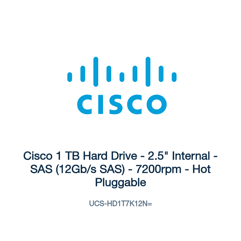 UCS-HD1T7K12N=: Cisco 1 TB Hard Drive