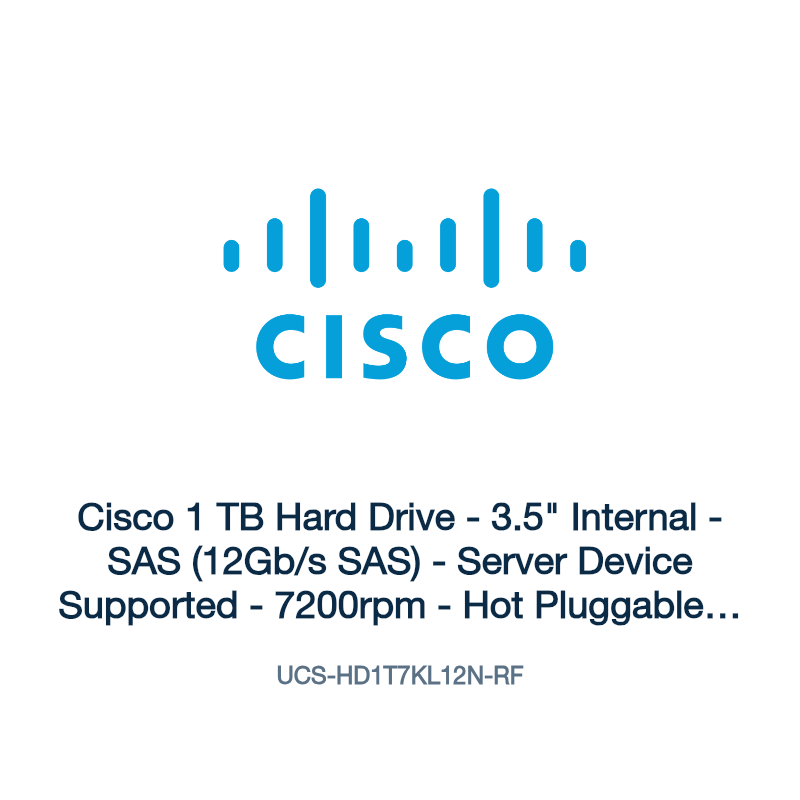 UCS-HD1T7KL12N-RF: Cisco 1 TB Hard Drive