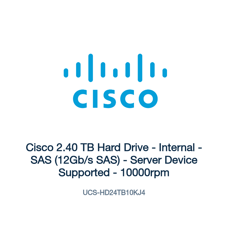 UCS-HD24TB10KJ4: Cisco 2.40 TB Hard Drive