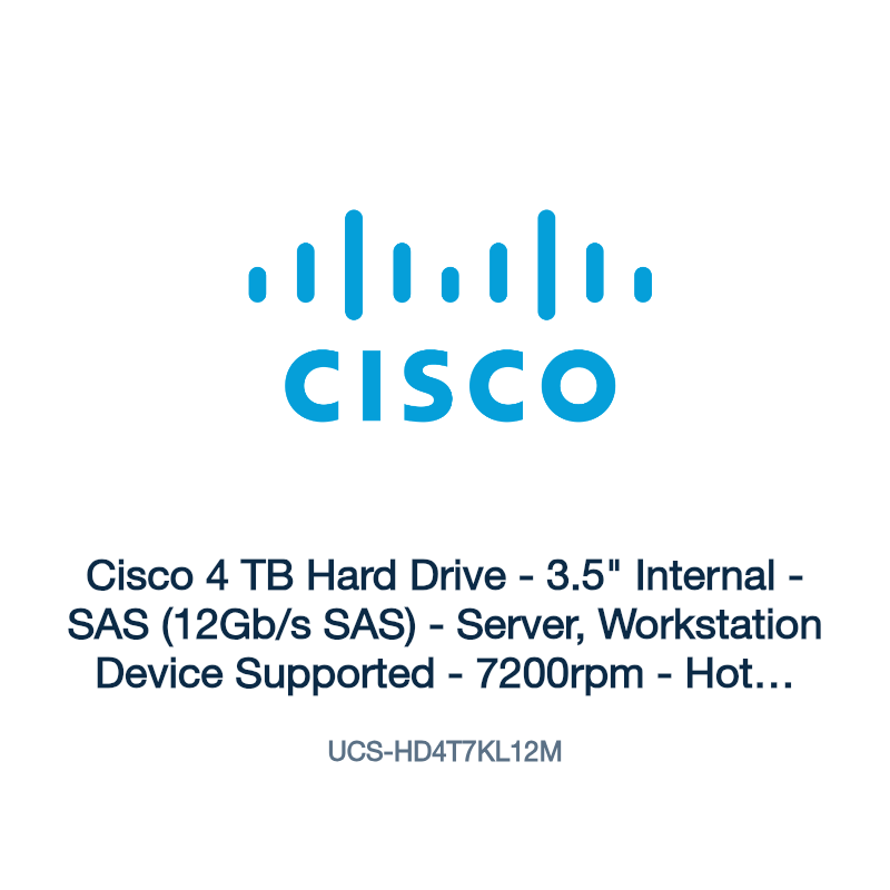 UCS-HD4T7KL12M: Cisco 4 TB Hard Drive