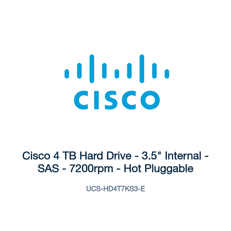 UCS-HD4T7KS3-E: Cisco 4 TB Hard Drive