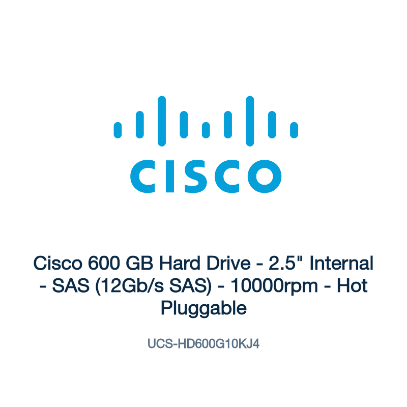 UCS-HD600G10KJ4: Cisco 600 GB Hard Drive