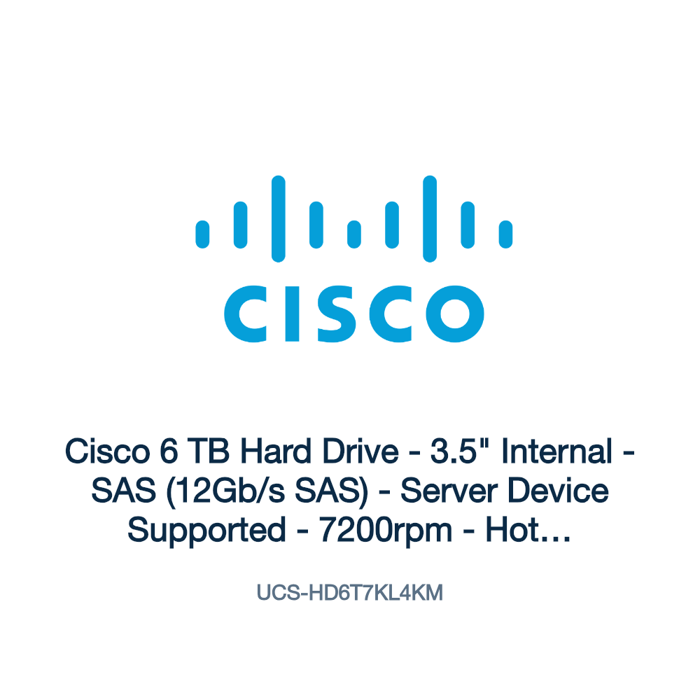 UCS-HD6T7KL4KM: Cisco 6 TB Hard Drive