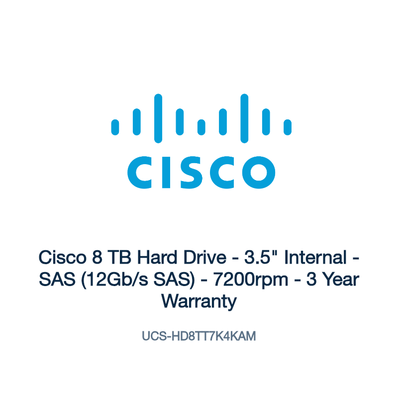 UCS-HD8TT7K4KAM: Cisco 8 TB Hard Drive