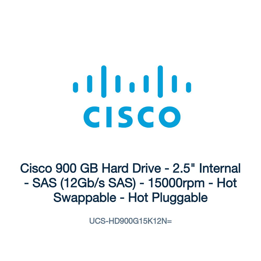 UCS-HD900G15K12N=: Cisco 900 GB Hard Drive