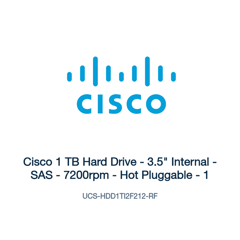 UCS-HDD1TI2F212-RF: Cisco 1 TB Hard Drive