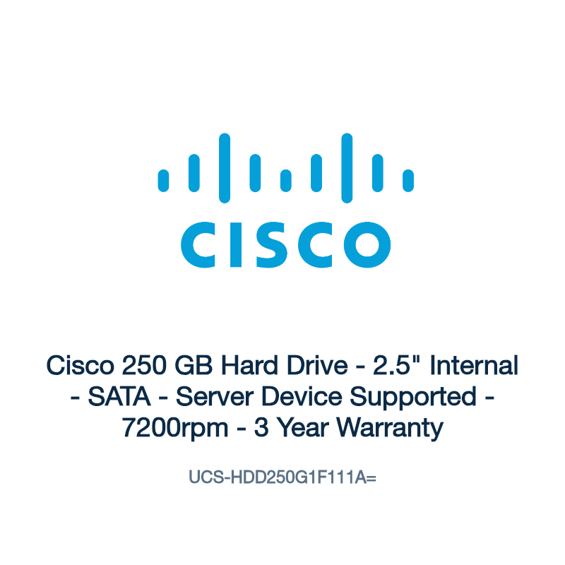 UCS-HDD250G1F111A=: Cisco 250 GB Hard Drive