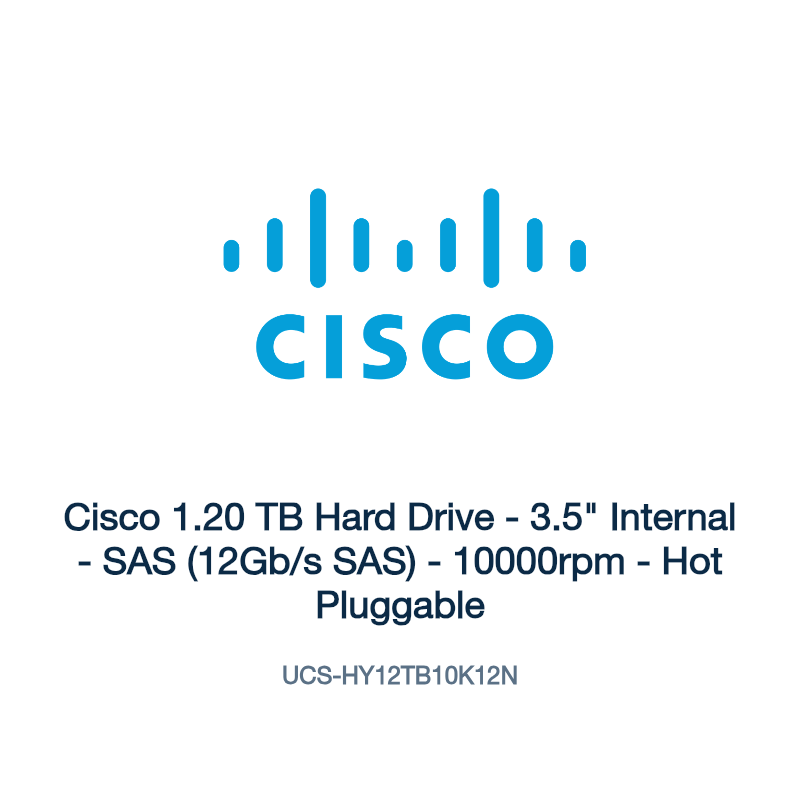 UCS-HY12TB10K12N: Cisco 1.20 TB Hard Drive