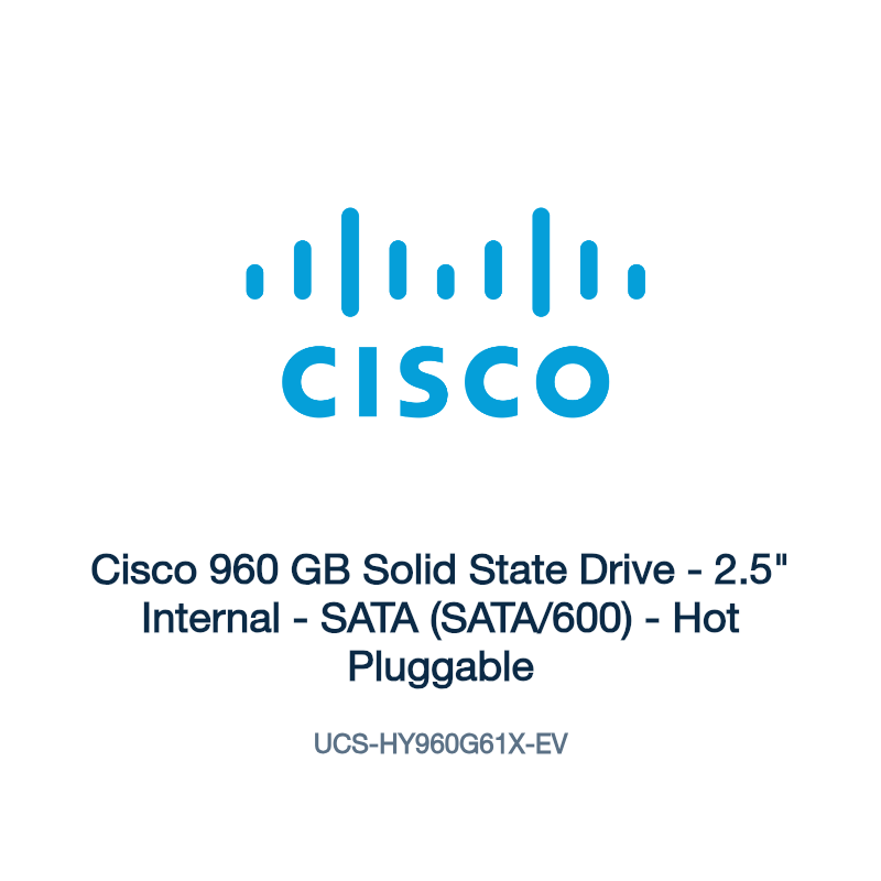 UCS-HY960G61X-EV: Cisco 960 GB Solid State Drive
