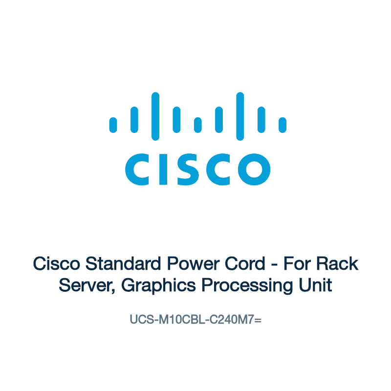 UCS-M10CBL-C240M7=: Cisco Standard Power Cord