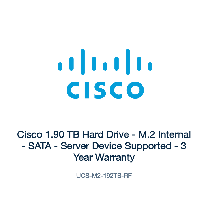 UCS-M2-192TB-RF: Cisco 1.90 TB Hard Drive
