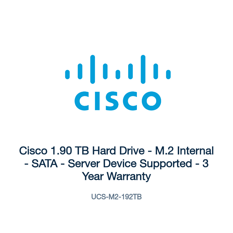 UCS-M2-192TB: Cisco 1.90 TB Hard Drive