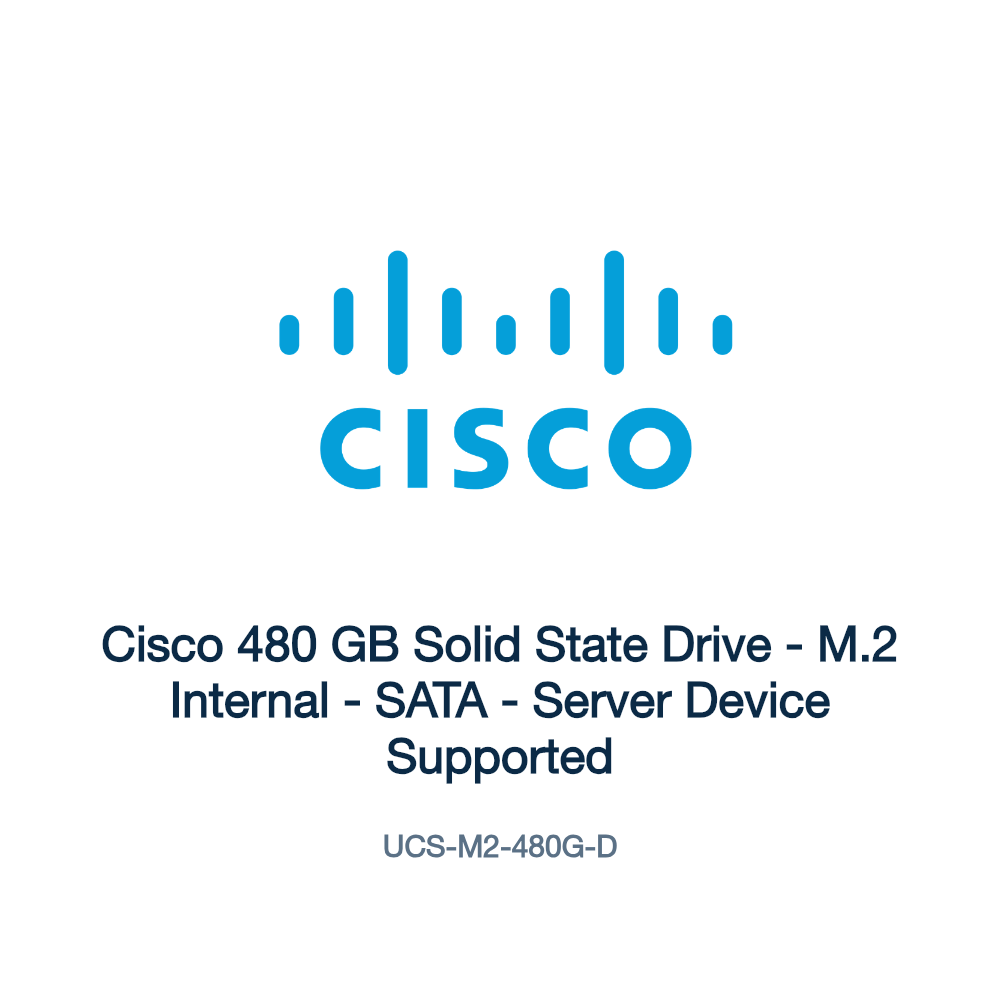 UCS-M2-480G-D: Cisco 480 GB Solid State Drive