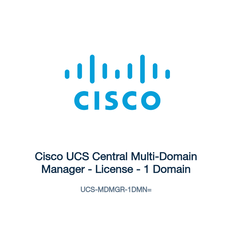 UCS-MDMGR-1DMN=: Cisco UCS Central Multi-Domain Manager