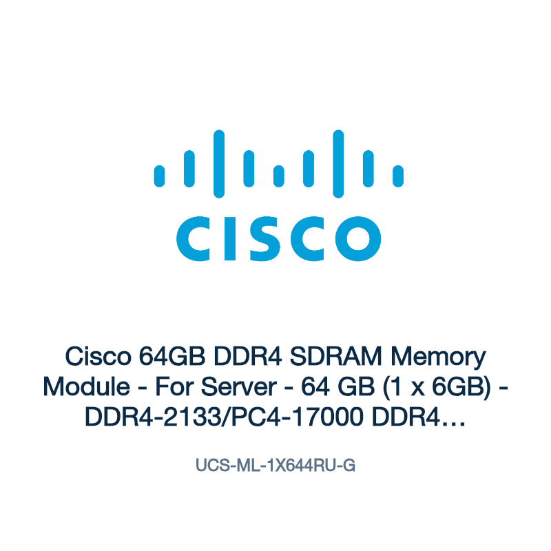 UCS-ML-1X644RU-G: Cisco 64GB DDR4 SDRAM Memory Module