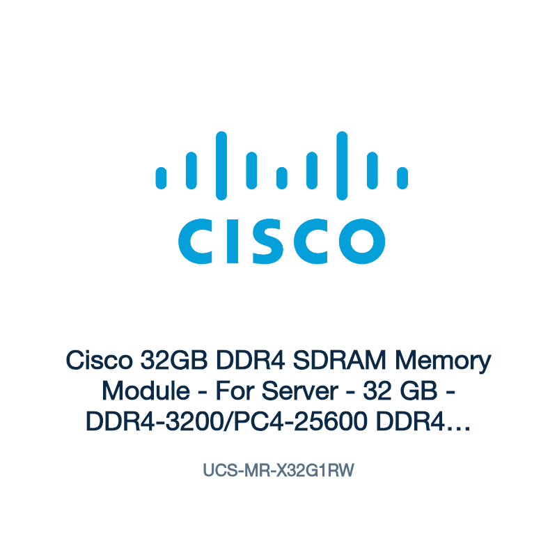 UCS-MR-X32G1RW: Cisco 32GB DDR4 SDRAM Memory Module