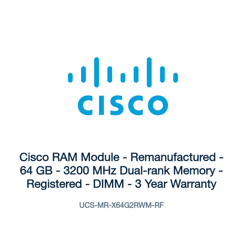 UCS-MR-X64G2RWM-RF: Cisco RAM Module