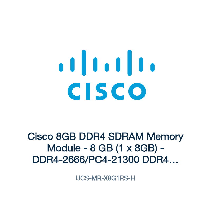 UCS-MR-X8G1RS-H: Cisco 8GB DDR4 SDRAM Memory Module